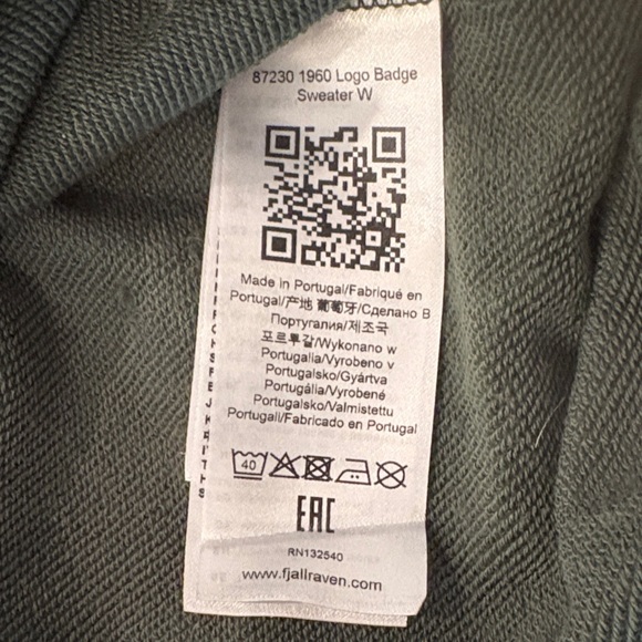 Fjallraven 1960 Logo Badge Sweater - Picture 9 of 10